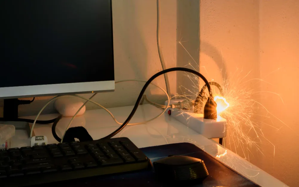 riesgos de tener casa con luz enganchada