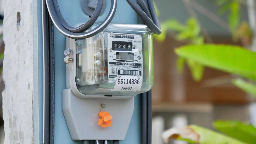 Medidor de consumo de luz simbolos del contador de la luz